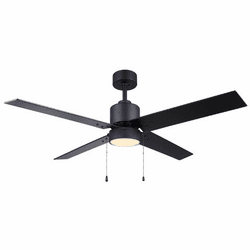 Canarm CF52TAT4BK-ES CFan Contemporary Black LED 52" Home Ceiling Fan