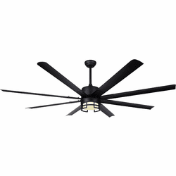 Canarm CP72EZR8BK-W Ezra Modern Black 72" Home Ceiling Fan
