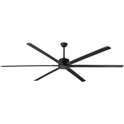 Canarm CP96BK Fanbos Modern Matte Black 96" Home Ceiling Fan