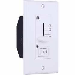 Canarm CQ008 Contemporary White Fan Control