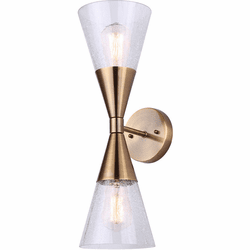 Canarm IWF1101A02GD Lillian Modern Gold Wall Lighting Fixture