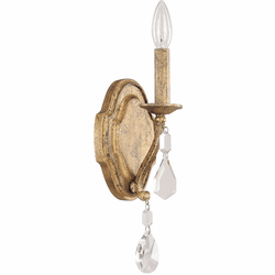 Capital Lighting 1616AG-CR Blakely Antique Gold Wall Lighting Fixture