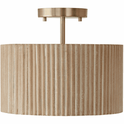 Capital Lighting 250711WS Donovan Modern White Wash and Matte Brass Ceiling Lighting