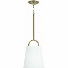 Capital Lighting 349411AD Brody Aged Brass Mini Pendant Hanging Light