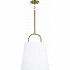 Capital Lighting 349412AD Brody Aged Brass Pendant Light