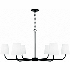 Capital Lighting 449461MB-706 Brody Matte Black Chandelier Light