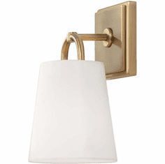 Capital Lighting 649411AD Brody Aged Brass Wall Light Sconce