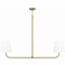 Capital Lighting 849421AD Brody Aged Brass Island Light Fixture - alt