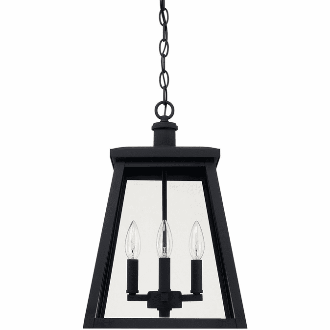 Capital Lighting 926842BK Belmore Black Exterior Ceiling Light Pendant