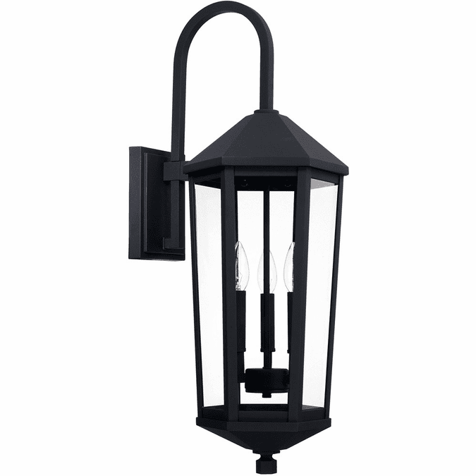 Capital Lighting 926931BK Ellsworth Black Exterior Wall Light Sconce