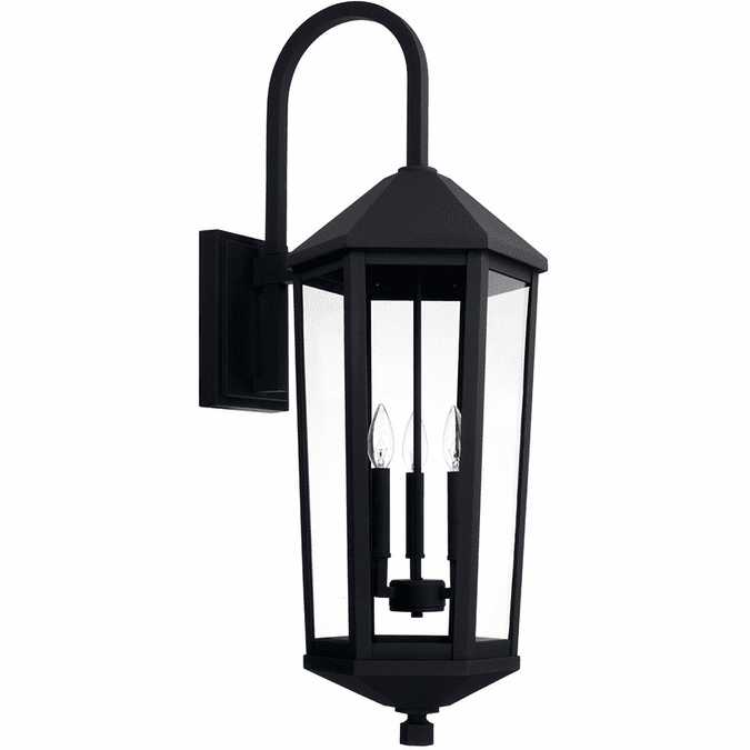 Capital Lighting 926932BK Ellsworth Black Exterior Wall Sconce