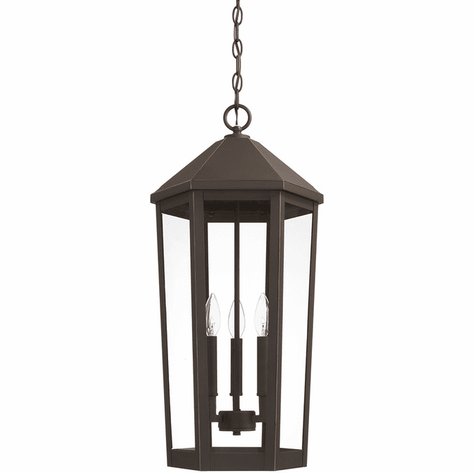 Capital Lighting 926933OZ Ellsworth Oiled Bronze Outdoor Drop Lighting Fixture