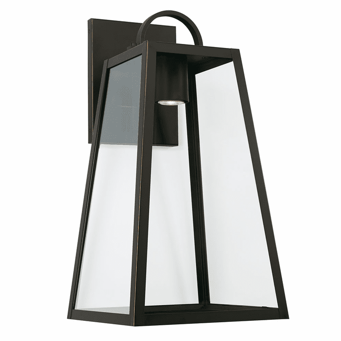 Capital Lighting 943713OZ-GL Leighton Contemporary Oiled Bronze LED 4-Light Wall Sconce