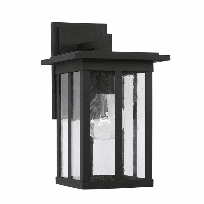 Capital Lighting 943811BK Barrett Traditional Black Outdoor Lamp Sconce