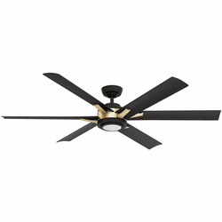 Casablanca 53471 Melia Modern Matte Black LED 65" Ceiling Fan