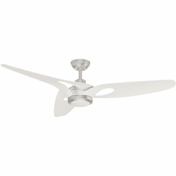 Casablanca 53565 Inez Modern Brushed Nickel LED 60" Ceiling Fan