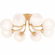 Corbett 332-08-VGL Onyx Contemporary Vintage Gold Leaf Xenon Overhead Lighting