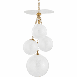 Corbett 419-36-VB/GSW Antoinette Contemporary Vintage Brass Hanging Lamp