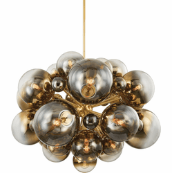 Corbett 427-54-VPB Kyoto Modern Vintage Polished Brass Hanging Light Fixture