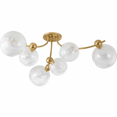 Corbett 450-54-VB Astraia Contemporary Vintage Brass Ceiling Lighting