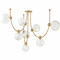 Corbett 450-67-VB Astraia Contemporary Vintage Brass Chandelier Lighting - alt