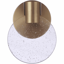Craftmade 15106SB-LED Glisten Modern Satin Brass LED Wall Lighting Fixture