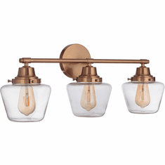 Craftmade 19528SB3 Essex Satin Brass 3-Light Vanity Lighting