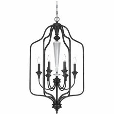 Craftmade 26736-MBS Boulevard Contemporary Mocha Bronze / Silver Wash Foyer Lighting