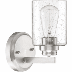 Craftmade 50501-BNK Bolden Brushed Polished Nickel Wall Sconce Lighting