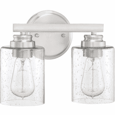 Craftmade 50502-BNK Bolden Brushed Polished Nickel 2-Light Bath Lighting