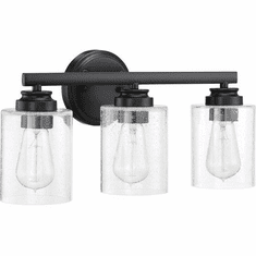 Craftmade 50503-FB Bolden Flat Black 3-Light Bath Lighting Fixture