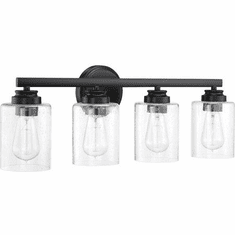 Craftmade 50504-FB Bolden Flat Black 4-Light Bathroom Sconce