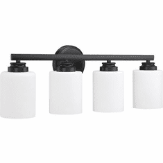 Craftmade 50504-FB-WG Bolden Flat Black 4-Light Bath Sconce