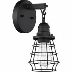 Craftmade 50601-FB Thatcher Flat Black Wall Sconce Lighting