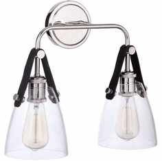 Craftmade 51362-PLN Hagen Polished Nickel Lamp Sconce