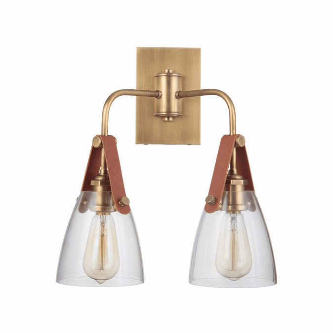 Craftmade 51362-VB Hagen Vintage Brass Wall Sconce Lighting