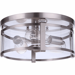 Craftmade 55383-BNK Elliot Modern Brushed Polished Nickel Ceiling Light Fixture