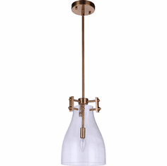 Craftmade 55891-SB Chardonnay Contemporary Satin Brass Mini Hanging Light Fixture
