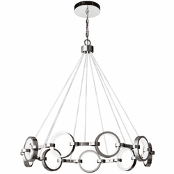 Craftmade 59329-CH-LED Context Contemporary Chrome LED Chandelier Lighting