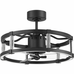 Craftmade ALS24FB3 Alexis Modern Flat Black LED 24" Ceiling Fan
