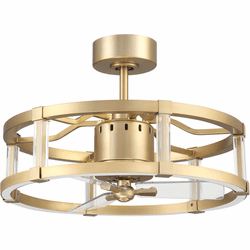 Craftmade ALS24SB3 Alexis Modern Satin Brass LED 24" Ceiling Fan