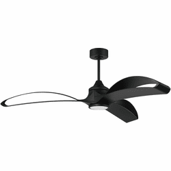 Craftmade BDX60FB3 Bandeaux Contemporary Flat Black LED 60" Ceiling Fan