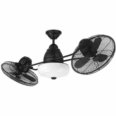 Craftmade BW248FB6 Bellows II Modern Flat Black Ceiling Fan