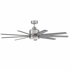 Craftmade CHP60BNK9 Champion Modern Brushed Polished Nickel LED 54" Home Ceiling Fan