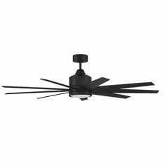 Craftmade CHP60FB9 Champion Modern Flat Black LED 60" Home Ceiling Fan