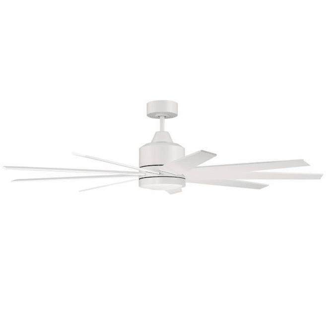 Craftmade CHP60MWW9 Champion Contemporary Matte White LED 60" Ceiling Fan