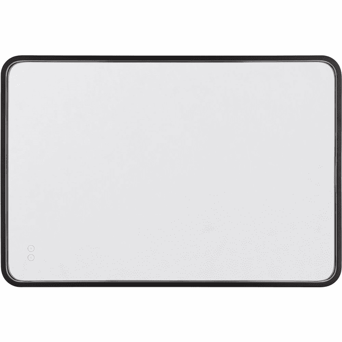 Craftmade MIR2403RRT-FB3C Monica Contemporary Flat Black LED Mirror
