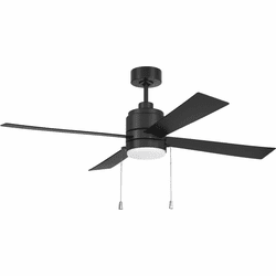 Craftmade OMCY52FB4-PC McCoy Contemporary Flat Black LED 52" Home Ceiling Fan