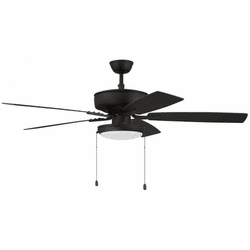 Craftmade P119ESP5-52ESPWLN Pro Plus 119 Pan Contemporary Espresso LED 52" Ceiling Fan