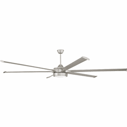 Craftmade PRT102PN6 Prost 102" Contemporary Painted Nickel LED 114" Home Ceiling Fan